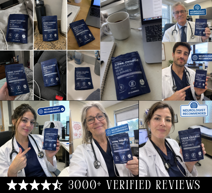 CORE CHARGE - METHYLENE BLUE GUMMIES FOR NERVE PAIN RELIEF