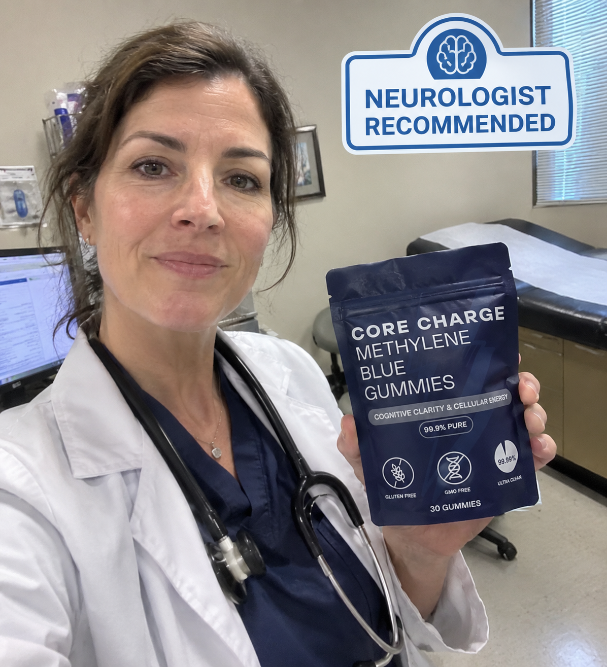 CORE CHARGE - METHYLENE BLUE GUMMIES FOR NERVE PAIN RELIEF