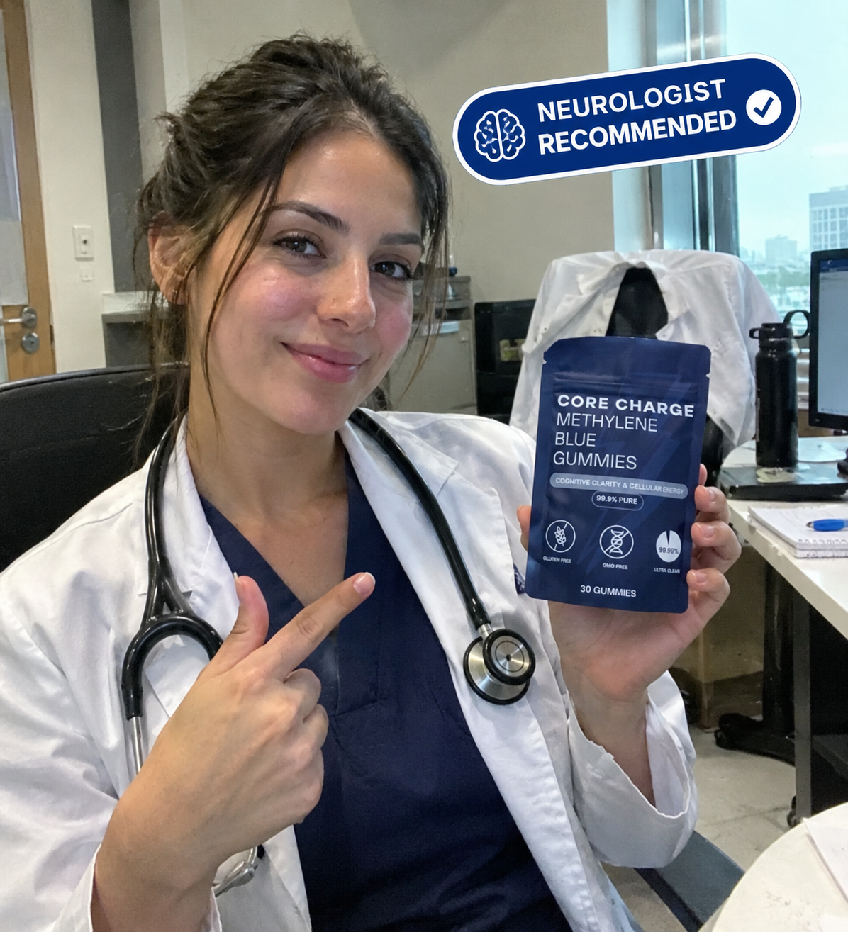 CORE CHARGE - METHYLENE BLUE GUMMIES FOR NERVE PAIN RELIEF
